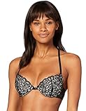 Iris & Lilly Crochet Lace Racerback Push-Up BH, Schwarz (Black Beauty), DE:85A /FR:100A (Herstellergröße: 38A)