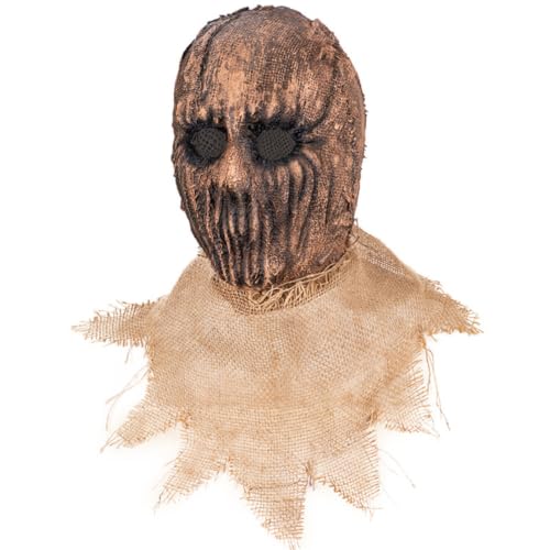 Men's Halloween Costume Masks Scary Full Head Balaclava with Eye Opening - image 4