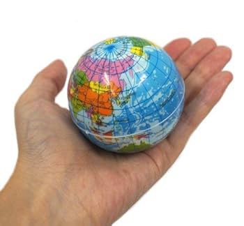 Amazon.co.jp: PU地球儀ボール 12個セット : 文房具・オフィス用品