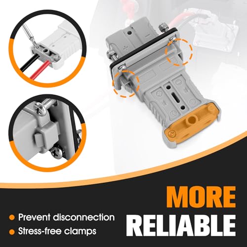 image for micrl 50 amps Ip68 Waterproof 6-8 Gauge Battery Quick Connect/Disconne