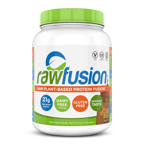 SAN Nutrition RawFusion Plant Protein Powder, Peanut Chocolate Fudge, 32.9 Ounce, Pack of 1 SAN Nutrition RawFusion Plant Protein Powder, Peanut Chocolate Fudge, 32.9 Ounce, Pack of 1