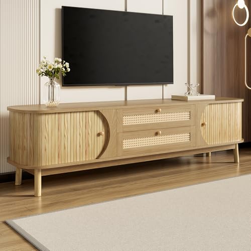 Gxffipw TV Schrank Lowboard Länge 170 cm für Fernseher bis zu 70 Zoll,...