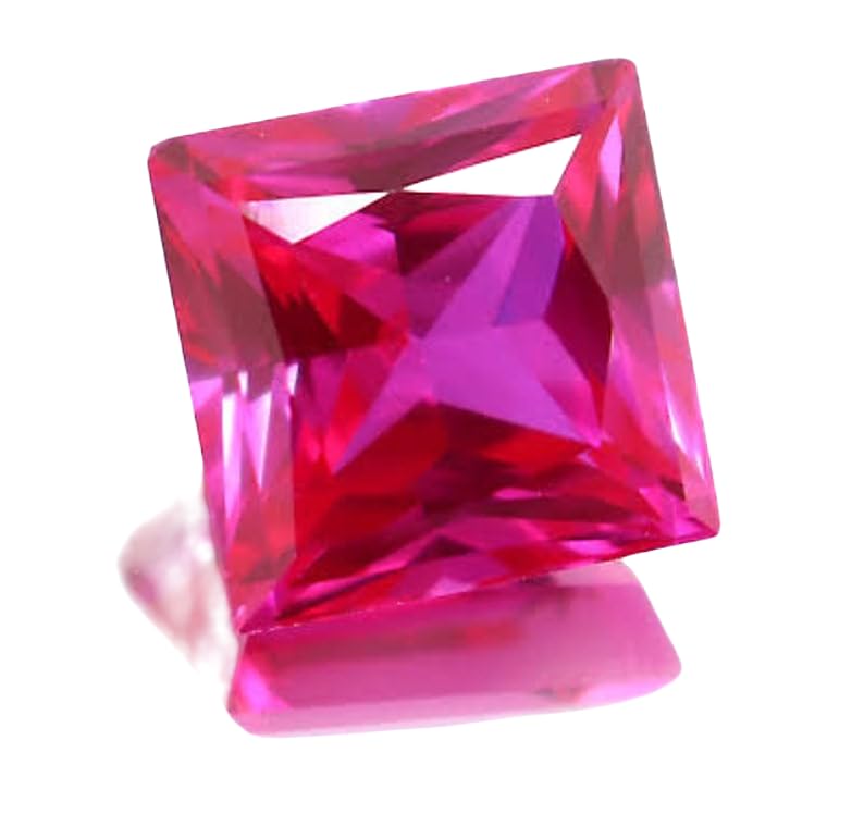 Saphir naturel précieux taille Asscher 4x4 mm pour bague et joaillerie de luxe