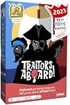 Traîtres à bord du jeu - Prix de la partie de l'identité secrète gagnante - Amusement, stratégie, bluffing et trahison 15-Minute Jeux populaires pour 3-8 joueurs - Âges 10+ | Jeu de cartes de famille