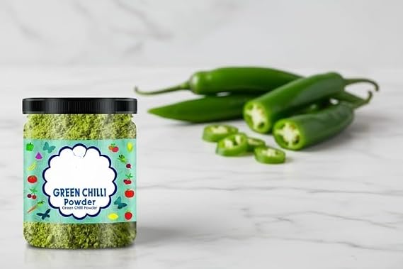 Green Chilli Powder | Hari Mirchi | Ready to Use - 100 GM