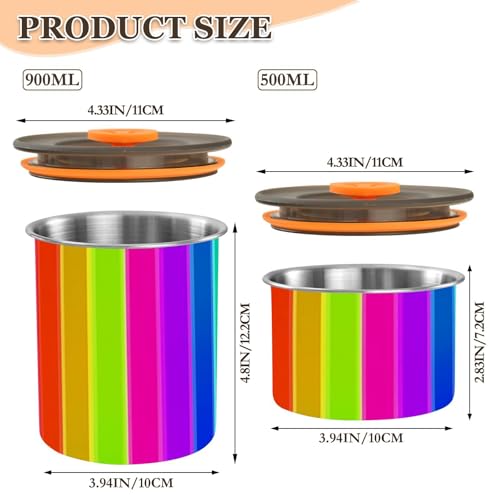 Envase hermético para café 500 ml acero inoxidable ATTX miniatura 2
