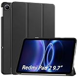 Wookfiss Etui do Xiaomi Redmi Pad 2 9,7" Pokrowiec Slim Stand Shell Protective Shell z budzeniem / snem, czarne