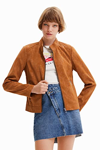 CHAQ_Detroit 6001 Tobacco veste femme automne manteau court marron