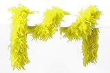  Federboa 65 gr. 180cm lang, Neon-Gelb