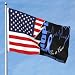 Double-Sided Hope For A Cure Leukodystrophies Awareness And America Flags 5x8 Ft Heavy Duty Durable Outdoor Flag UV Protected Home Yard 5by8 Decorative Banner