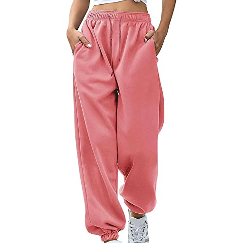 Pantalon de détente taille haute pour femme idéal pour le yoga et les moments cosy