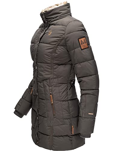 MARIKOO - Cappotto invernale caldo da donna, con