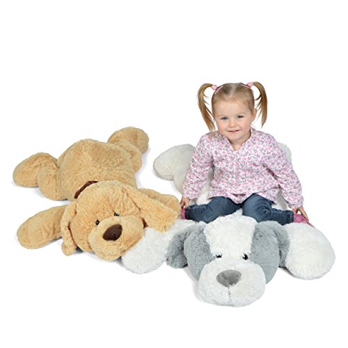 Pink Papaya Cane Peluche Gigante Lou, 100cm XXL