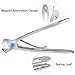Ousen Beauty Nail Clippers with Catcher - Anti Splash Wide Jaw Opening Thick Toenail Clippers for Seniors | Self-Collecting Fingernail Cutter Heavy Duty Toe Nail Clippers for Men & Women | Silver | L