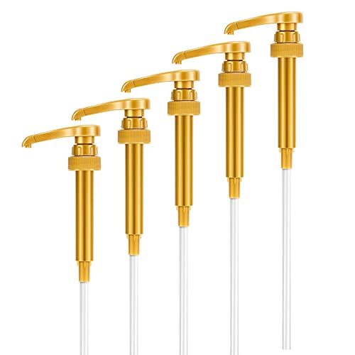 5 Pieces Coffee Syrup Pumps, Coffee Syrup Dispenser Pump, Compatible With Torani, Davinci, Jordans Skinny Syrups, Syrup Pump Replacement Fits 750Ml Bottles #TOP18