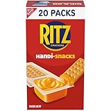 Handi-Snacks RITZ Crackers 'N Cheesy Dip Snack Packs, School Snacks, 20 Snack Packs