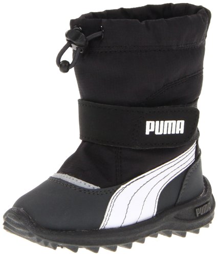 Puma Grip X Boot (Toddler/Little Kid/Big Kid),Dark Shadow/Black/White,8 M US Toddler