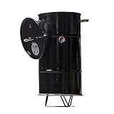 Build Your Own Barrel Smoker – 16 Gallon, Double Open-Ended Barrel – Durable, High-Temperature Powde
