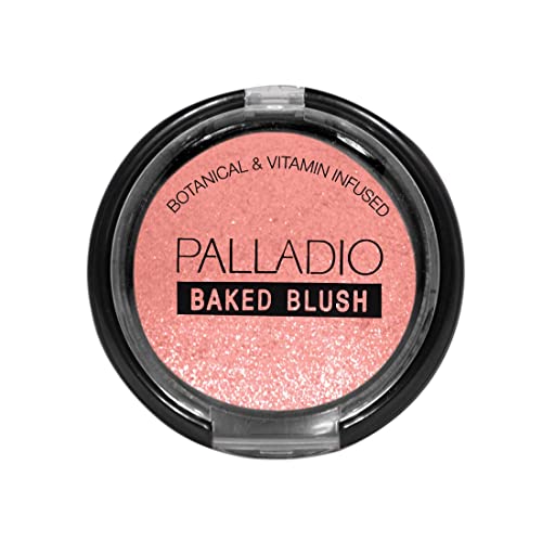 Palladio Baked Blush, Highly Pigmented Shimmery Formula, Easy to Blend and Highly Buildable - Image 2