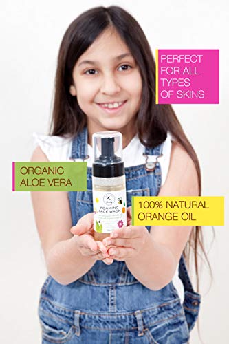 The Natural And Organic Family Kids Foaming Face Wash - Clean And Gentle Face Wash For Kids And Preteens - Made In The Uk #TOP4