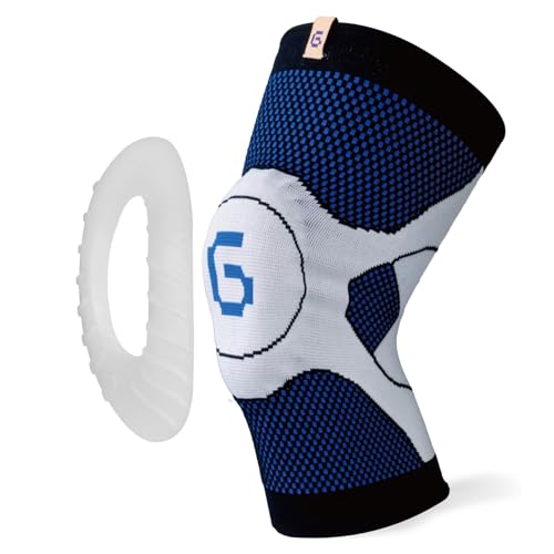 GED Knee Support Patella Gel Pad Comfort Fabric that Reduces Knee Pressure, Promotes Stability, and Prevents Muscle Strain, KNEE SLEEVE WITH GEL PAD GEL-L Handcrafted in Taiwan