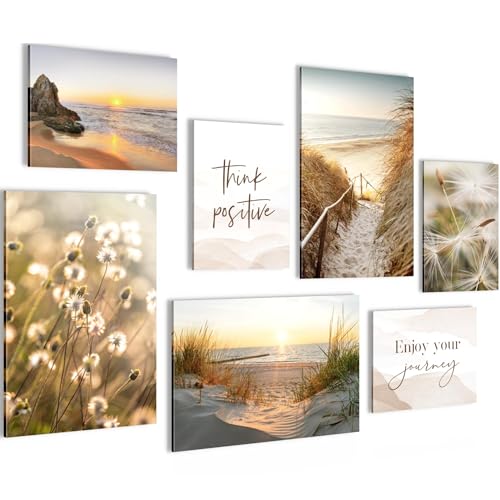 Set plage mer boho beige pret a etre accroche dans votre chambre