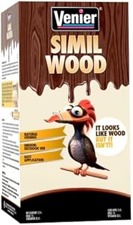 Sponsored Ad - VENIER Simil Wood - Wood Look Paint - Wood Finish Paint For Furniture, Cabinets, MDF & Metal Doors - Wood L...