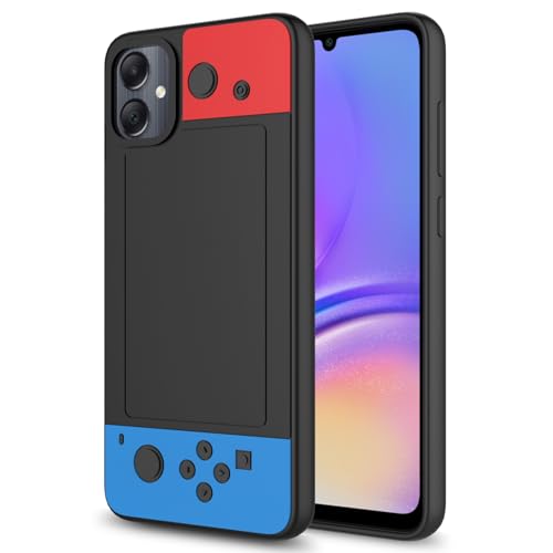 for Samsung Galaxy A05 Phone Case,Galaxy A05 4g Case,3D Cartoon Cute Kawaii Fun Cool Funny Video Game Design Phone Case,Full Body Protection Camera Protection Cover for Man Women Teen Blue Red Black
