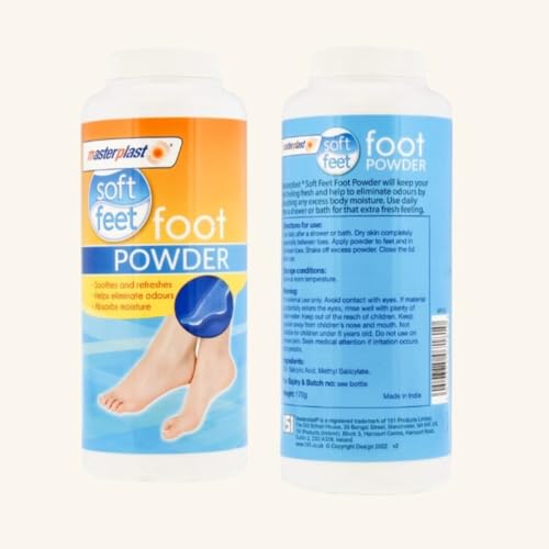 Foot Powder Talc Soothes Refreshes Eliminates Odour Soft Feet - 170g, Pack of 2, 85 g (Pack of 2) - Image 2