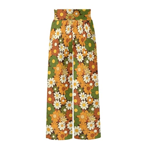 Wide Leg Pants Women High Waisted Causal Palazzo Pants Flowy Loose Summer Womens Trousers with Pockets2