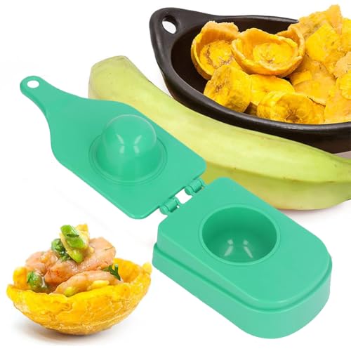 Glomora Tostonera Plantain Press, Tostonera Toston Maker Deep Toston Maker for Stuffing Tostones Tostonera Plantain Solid Masher Plantain Press Smasher Cup