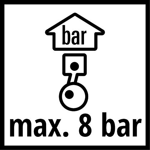 Original Einhell Spiralschlauch 4 m (Kompressor-Zubehör, 4 m Länge, Innendurchmesser 6 mm, aus PU-Material, max. Arbeitsdruck 10 bar, inkl. Schnellkupplung & Stecknippel)