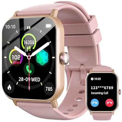 Smart Watch for Men Women with Calling, 1.83" Fitness Tracker with Heart Rate/Sleep Monitor, Step Tracker, New Gen Fitness Watch with 120+ Sports Modes, IP68 Waterproof Smartwatch for Android/iOS Pink