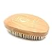 Crown Quality Products Premium Caeser / Natural Oak MEDIUM BRISTLE Contour Wave Brush - â€œTHE ORIGINALâ€ Curved Wave Brush - 360 Waves in Days