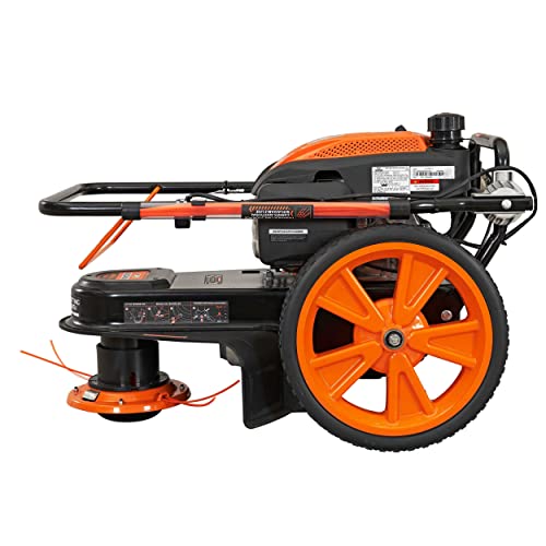 YARDMAX YL2250 22 in. 170cc Gas Walk Behind String Trimmer Mower, Orange - Thumbnail 3