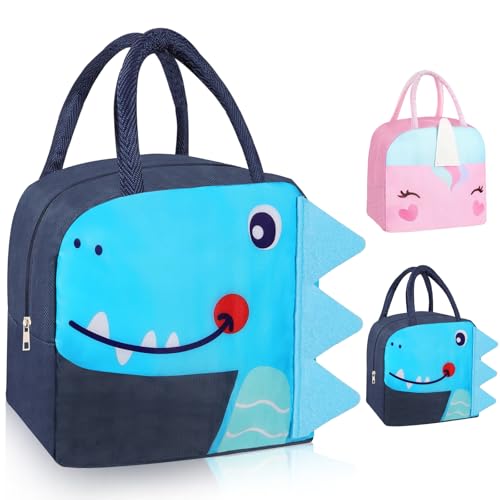 Sac isotherme enfant à motif dinosaure avec étiquette – Image 8