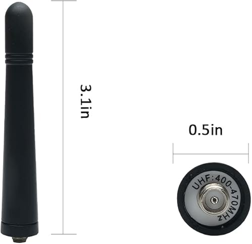 Miniatura 2 de KRA-23 UHF 400-470MHz Stubby Antenna for Kenwood TK-380 TK3170 TK-3180 TK-390 TK-3140 TK-3160 TK-3360 TK-3202 TK-3207 TK-3217 TK-3302 TK-3300