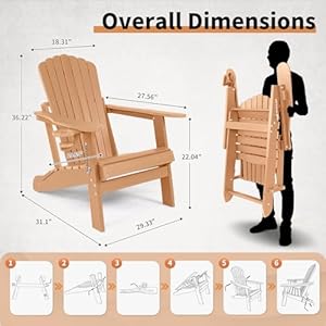 Folding Adirondack Chairs Set of 2, Fire Pit Chairs, Plastic Adirondack Chairs Weather Resistant with Cup Holder, Composite Adirondack Chairs, HDPE Adirondack Chairs Outdoor Folding Adirondack Chairs Set of 2 Fire Pit Chairs Plastic Adirondack Chairs Weather Resistant with Cup Holder Composite Adirondack Chairs HDPE Adirondack Chairs Outdoor