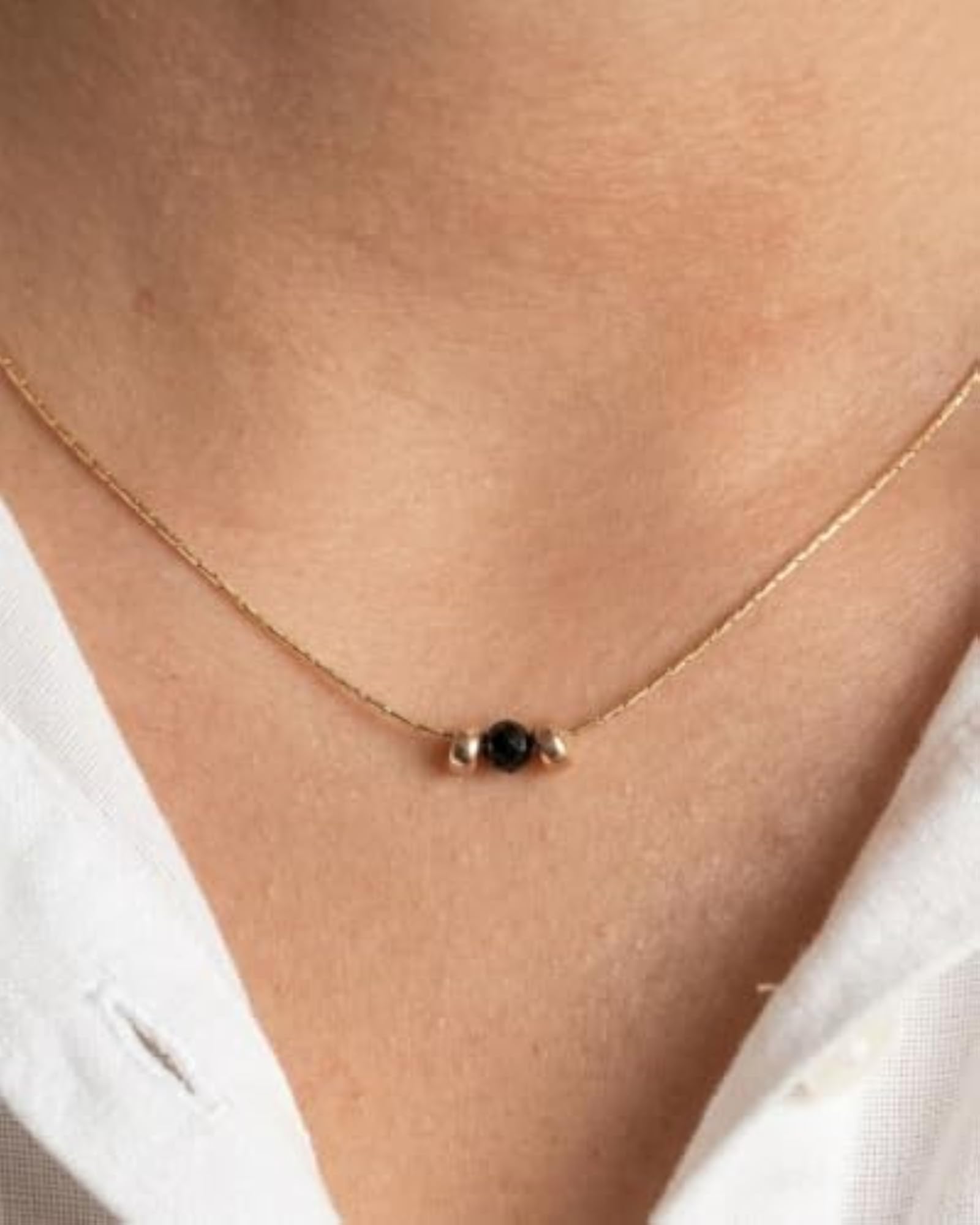Women's 14K Gold Filled Minimal Mangalsutra Necklace, Gift