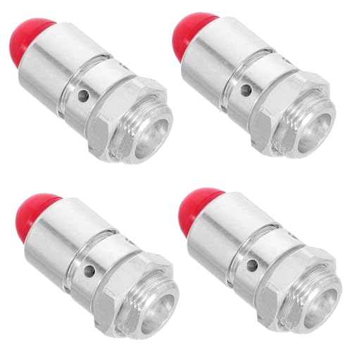 Hemobllo 4 Piezas Válvulas de Liberación de Vapor para Olla Presión de Válvula de Seguridad y Regulación de Presión Repuestos Compatibles para Cocinas Eficientes y Sencillo