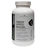 New Zealand Green Lipped Mussel 3,000mg with MSM & Boswellia | FFA Mussel Omega-3 | Drug-free Joint Health & Mobility Supplement | Potent Nutritional Complex with Bromelain & Coral Calcium | 180 Veggie Capsules (60 Servings)