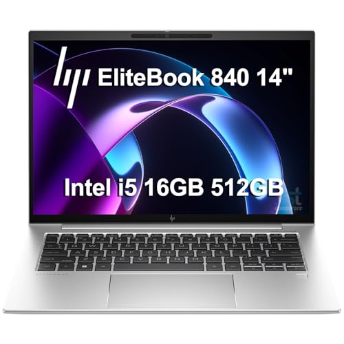 HP EliteBook 840 G10 �r�W�l�X�m�[�g�p�\�R��(14�C���` FHD+ �^�b�`�X�N���[���AIntel 10-Core i5-1335U (Beat i7-1255U)�A16GB DDR5 RAM�A512GB SSD)�o�b�N���C�g�A�w��A5M