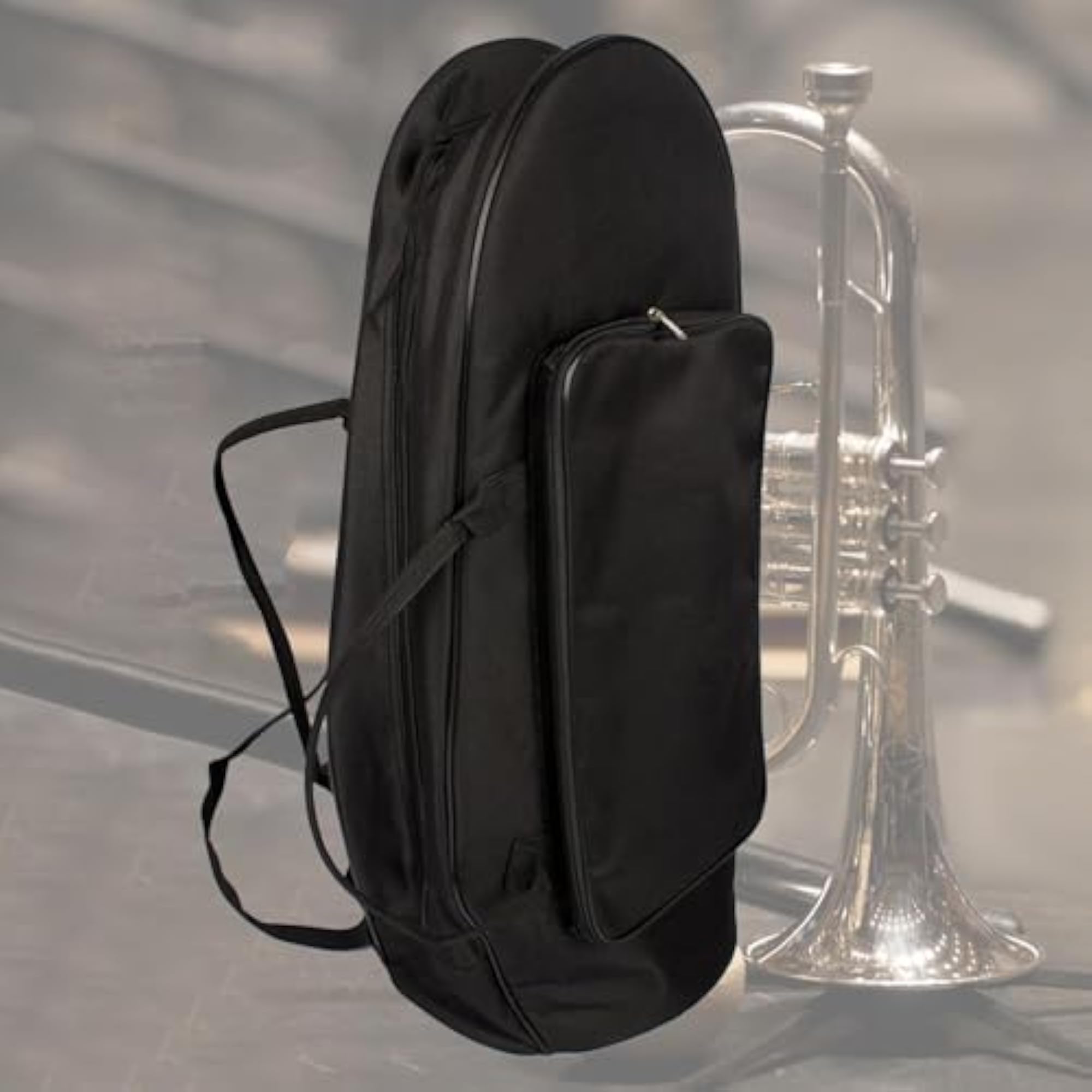 Euphonium Case with External Pocket Adjustable Shoulder Strap