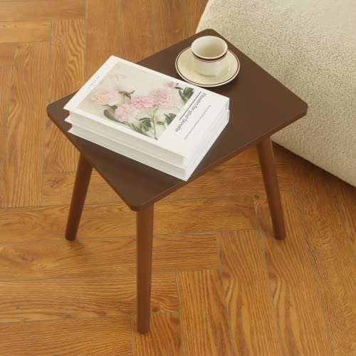 Awasen Side Table, Small End Accent Table For Living Room Bedroom Office Small Spaces, Modern Small Side Table Nightstand With Solid Wood, Easy Assembly, (Brown) #TOP5