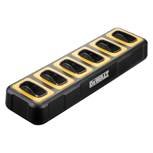 Image of DEWALT DXFRSB6090 FRS Business Radios with Base Station, Pro-Grade 2 Way Radios, 2W, 6 Pack with Gang Charger, DXFRSB6090-BCH6