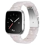 Greaciary Resin band Compatible with Fitbit versa/Versa 2/Versa Lite/Versa SE for women men, Lightwe