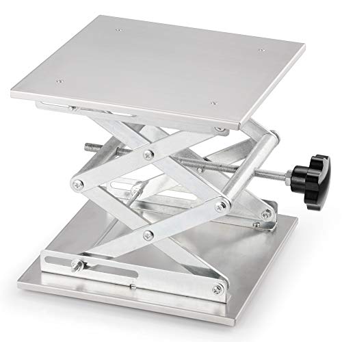 Buy stonylab Lab Scissors Jack, 4 x 4 inch 100 x 100mm Stainless Steel