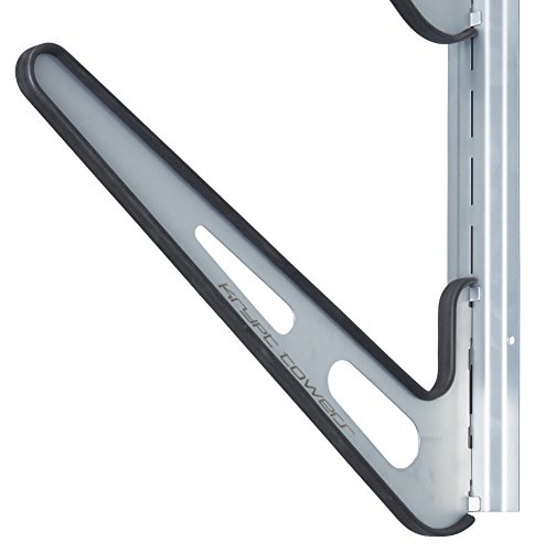 Krypt Towers Ultimate Board Sports Wall Mount Storage Rack, Heavy Duty Steel Board Stand, Rubber Padded Fingers, Store & Display Up to 4 Surfboards, Wakeboards, Snowboards, Skis, E-Foil & More