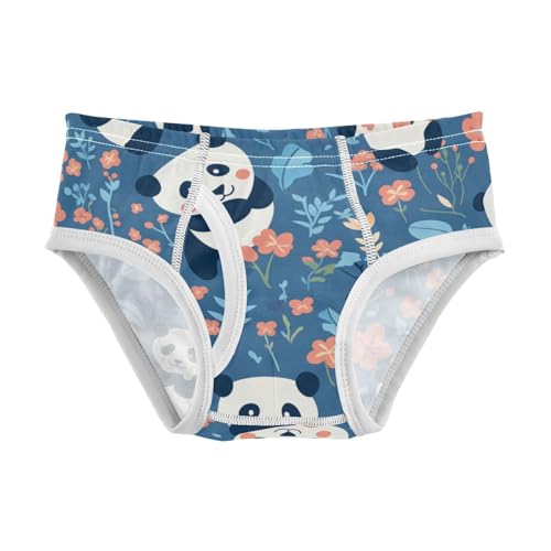 KLL Cute Panda Pattern Toddler Boys' Soft Athletic Underwear Cute Children Undies