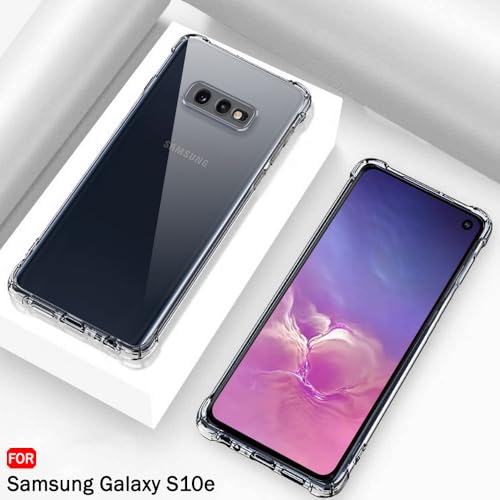 Image of TheGiftKart Transparent Crystal Clear Back Cover Case for Samsung Galaxy S10E | Shockproof Soft TPU Case | Cushioned Edges for Ultimate Protection Back Cover Case (TPU, Transparent)